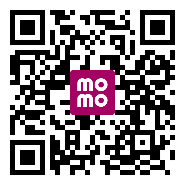 Hỗ trợ qua Momo Momo QR code